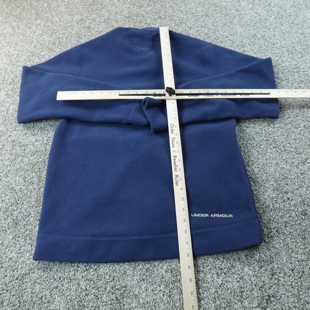 Under Armour Jacket Mens M Blue Full Zip Fleece Athletic‎ Outdoor Athletic Coat